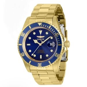 Invicta Gold and Blue Dive Watch